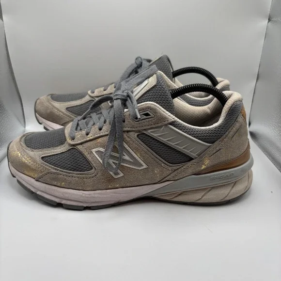 New Balance 990v5 "Moonbeam Silver" Casual Shoes Women's Size 10B W990MB5‎ - Picture 4 of 8